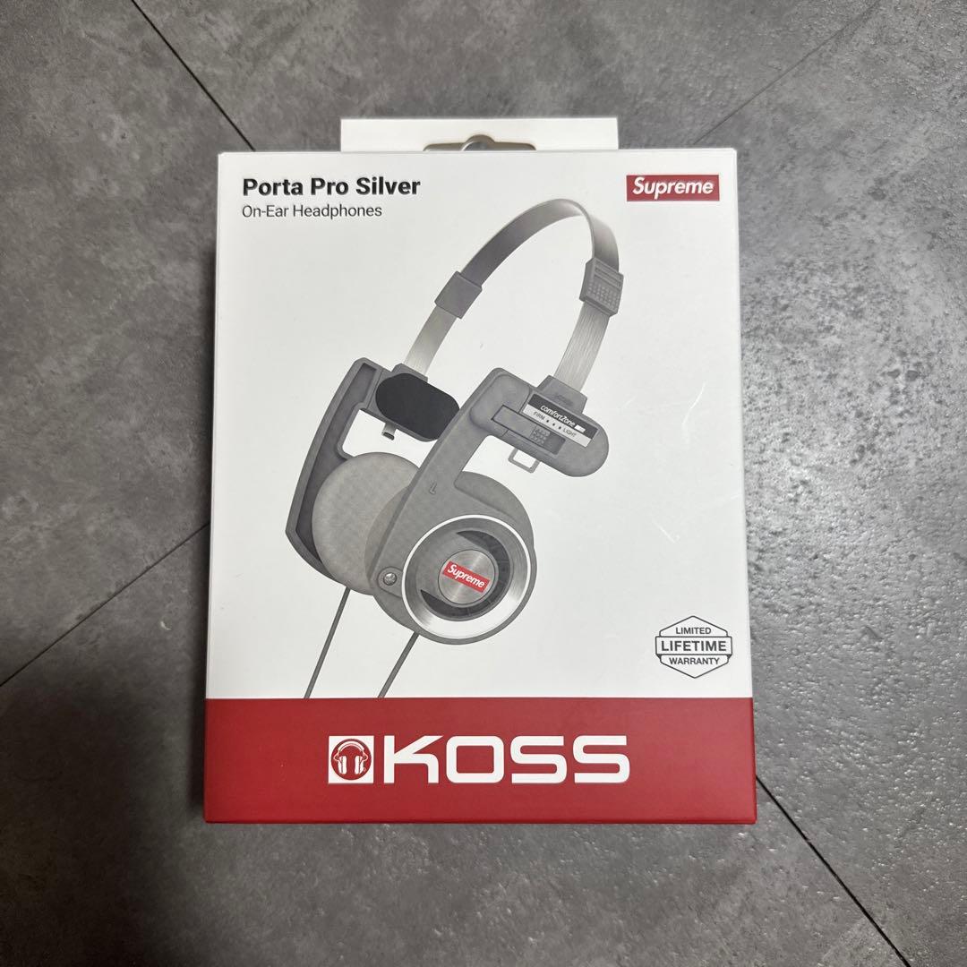 Supreme KOSS Porta Pro Optic シルバー ヘッドホン