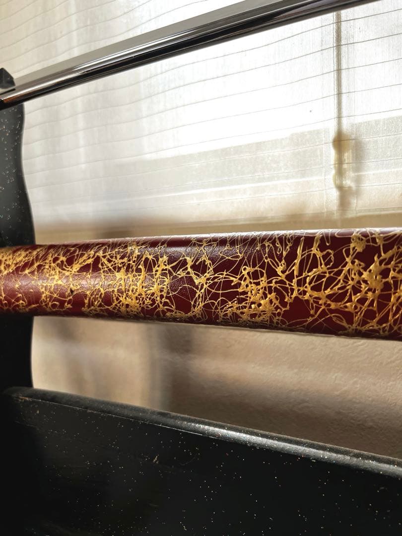 日本武具美術 模擬刀 模造刀 装飾鞘 赤金雲 大刀 豊臣秀吉刀