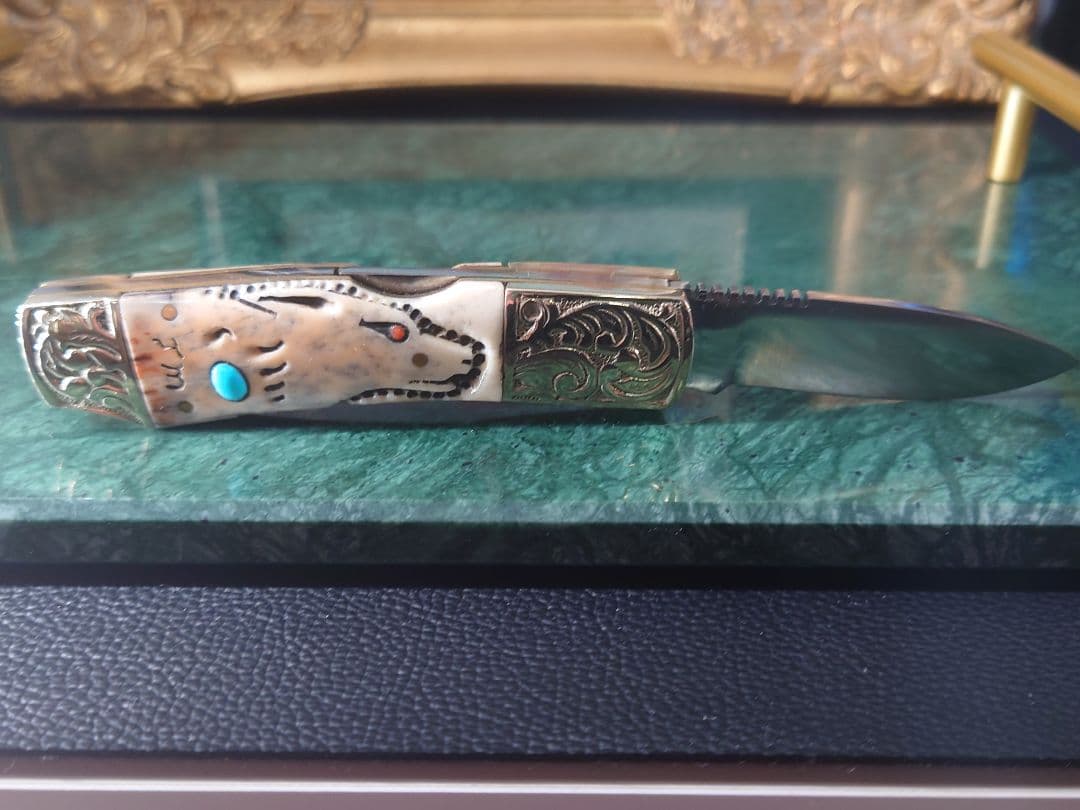 ネイティブアメリカン ナイフ ターコイズ ナバホ