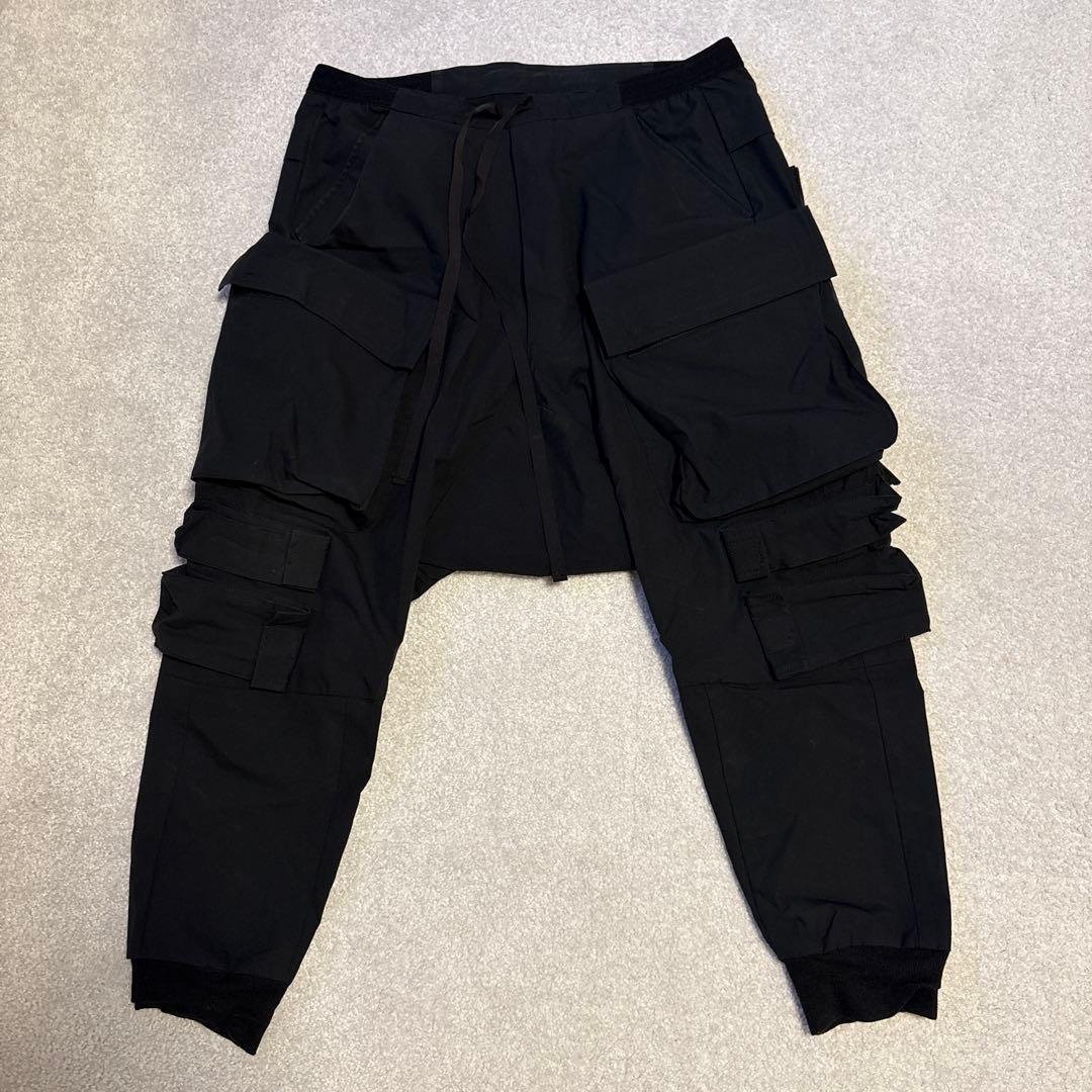 FR(13)NDS ブラック サルエルパンツ