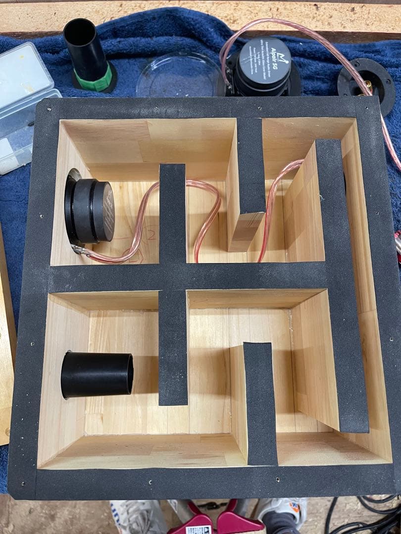 WバスレフバックロードMark Audio5G搭載