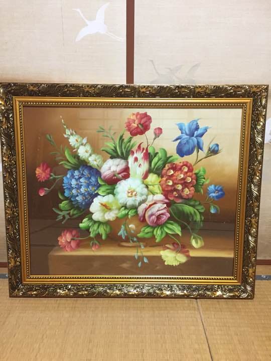 油絵【花】