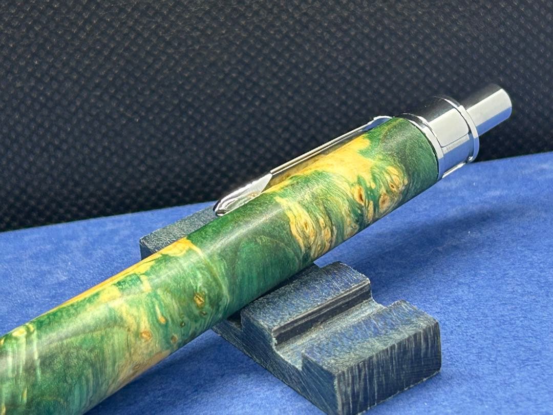 【早い者勝ち】メープルスタビライズドウッド　ボールペン0.5 金色金具変更