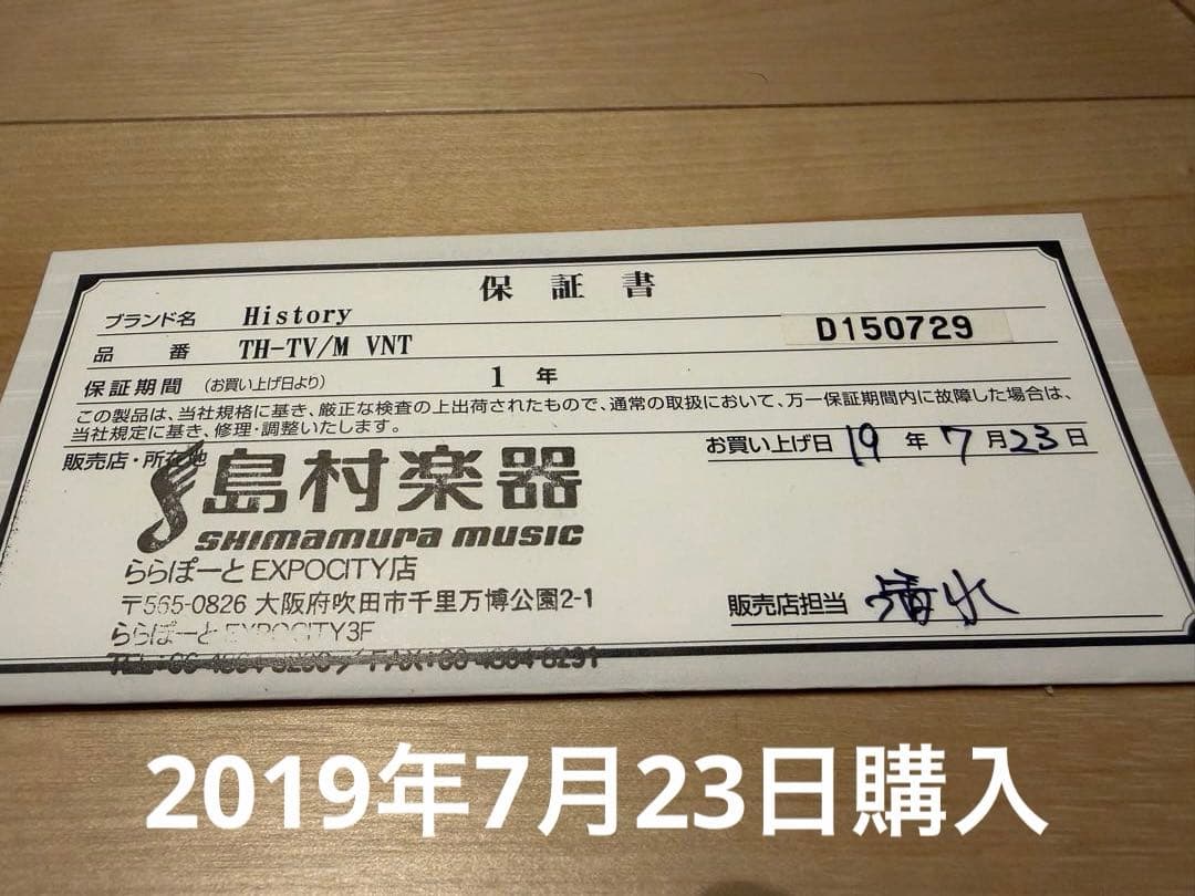 History テレキャスター TH-TV/M