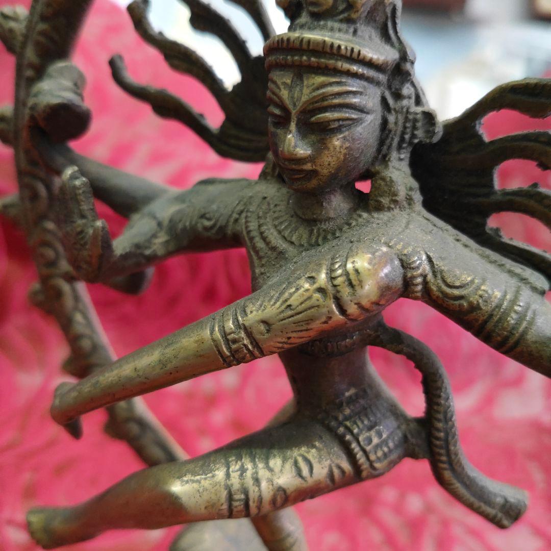 仏教 ヴィンテージ チベット 仏像 真鍮 アンティーク 古物 アジア 密教