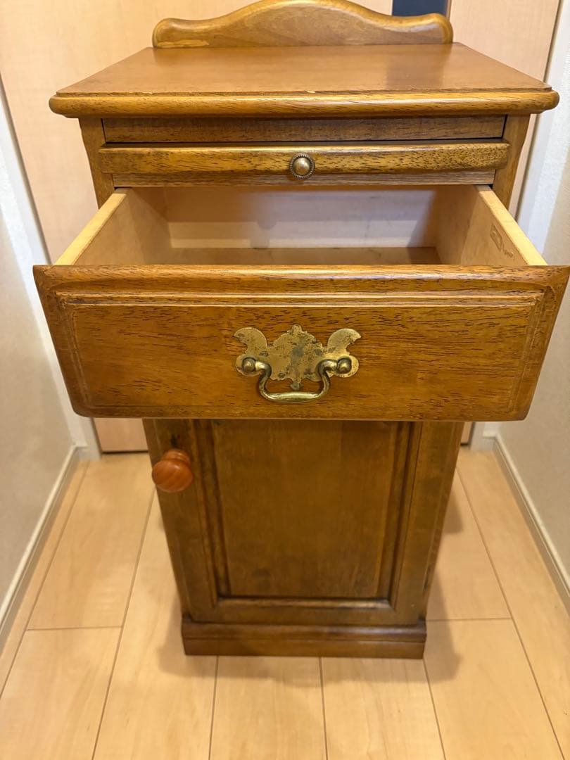 希少　karimoku / カリモク 電話台 FAX台 レトロ　アンティーク