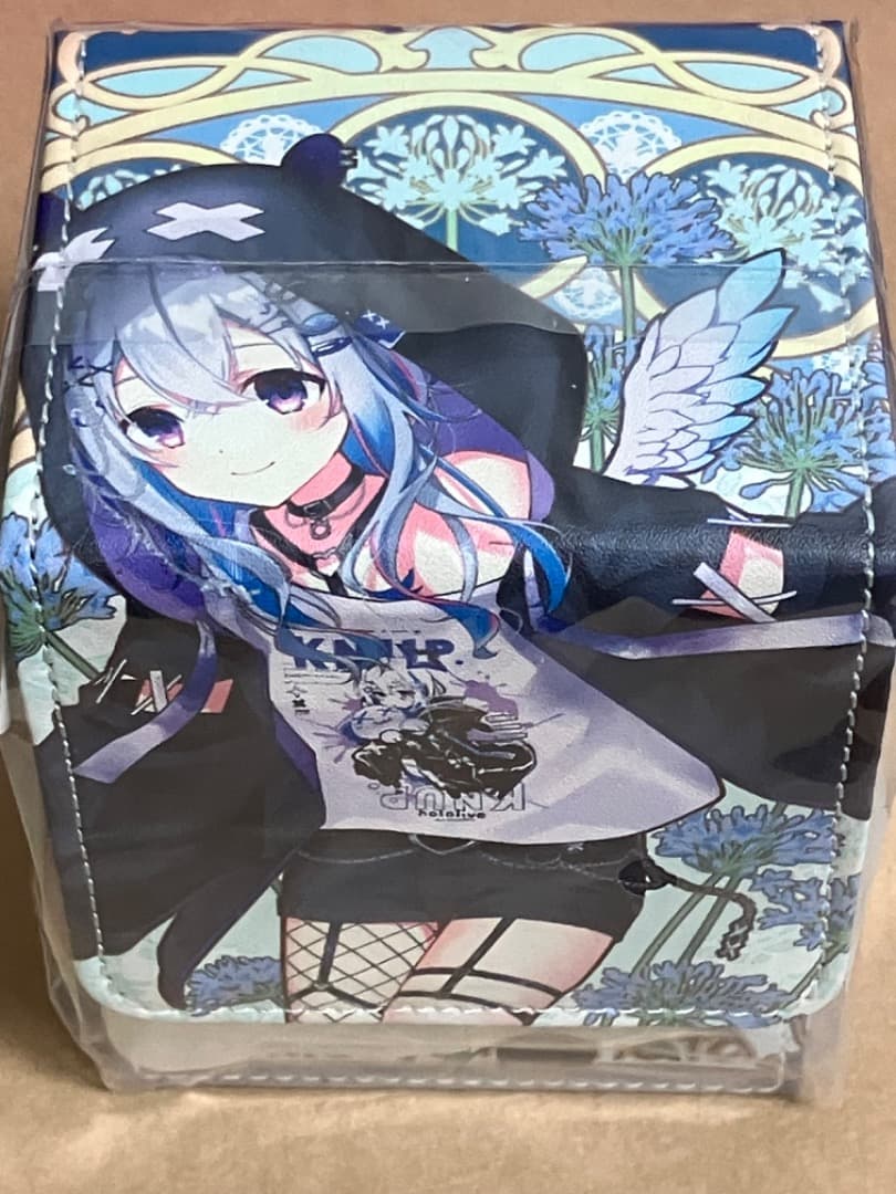 混沌の女神様　ホロライブ　合皮デッキケース　ミュシャ風　天音かなた