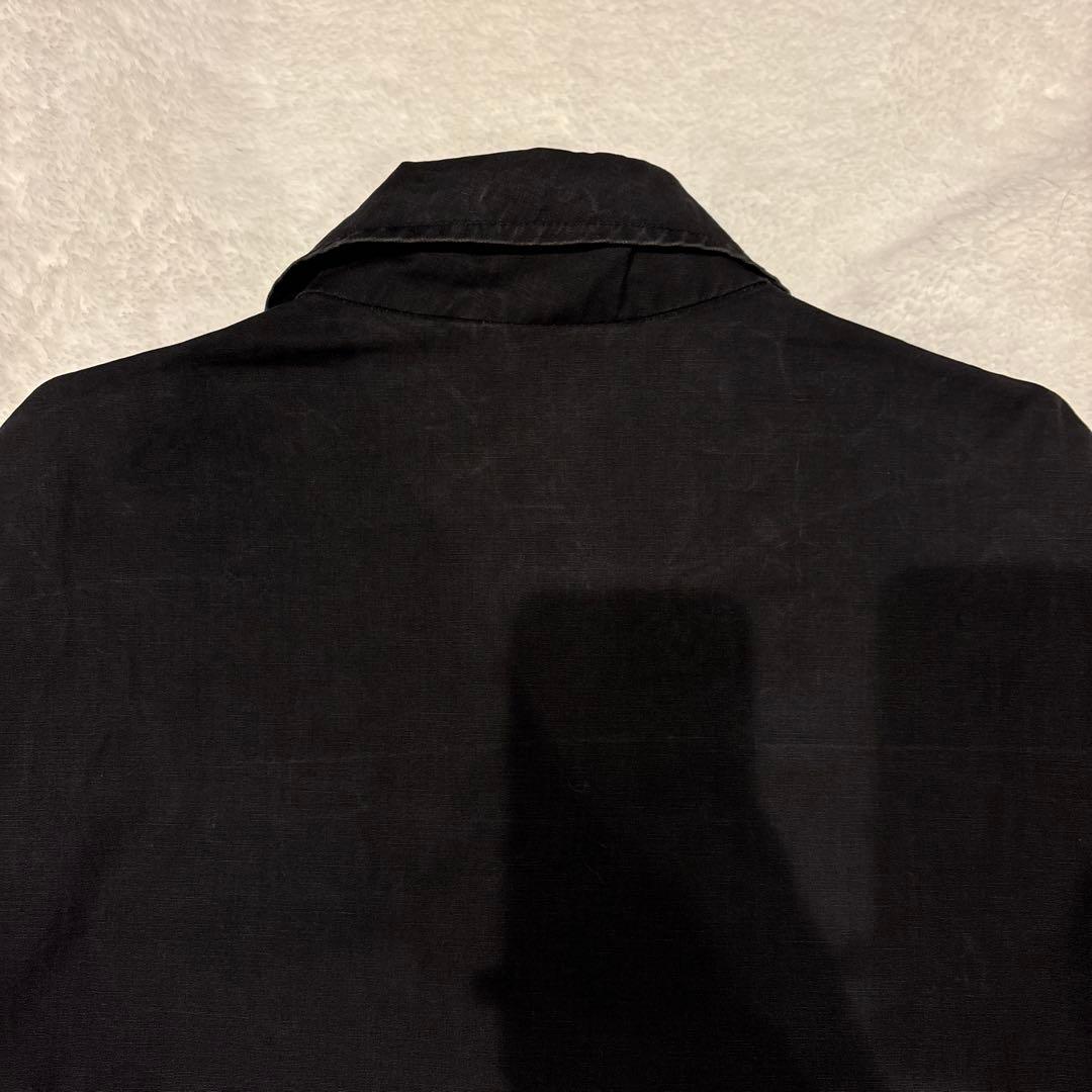 50s60s〜ブラック　黒　スイングトップ　コットン混　ヴィンテージ　ドリズラー