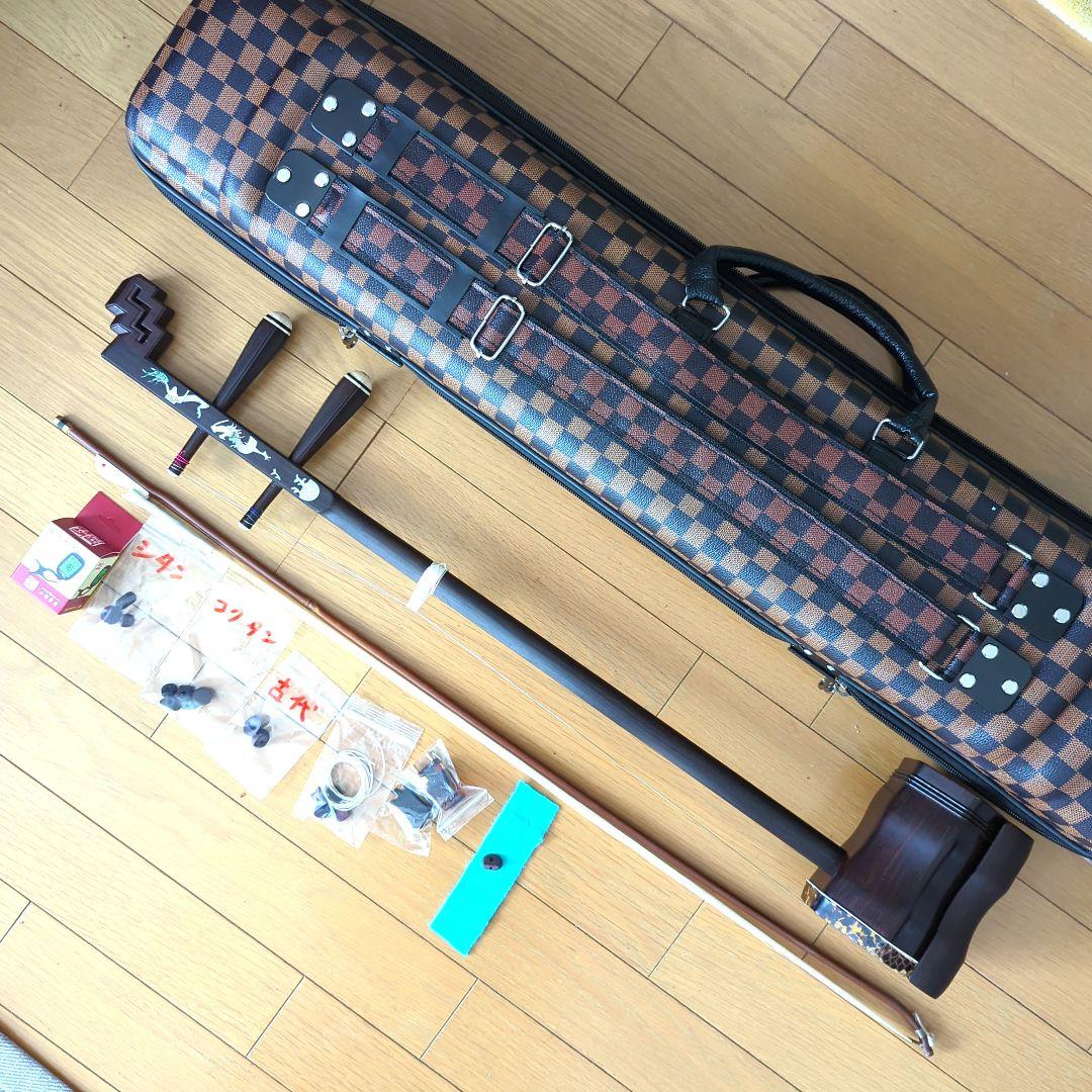 胡涵柔製作20 明清老紅木 未使用 螺鈿龍、鳳凰