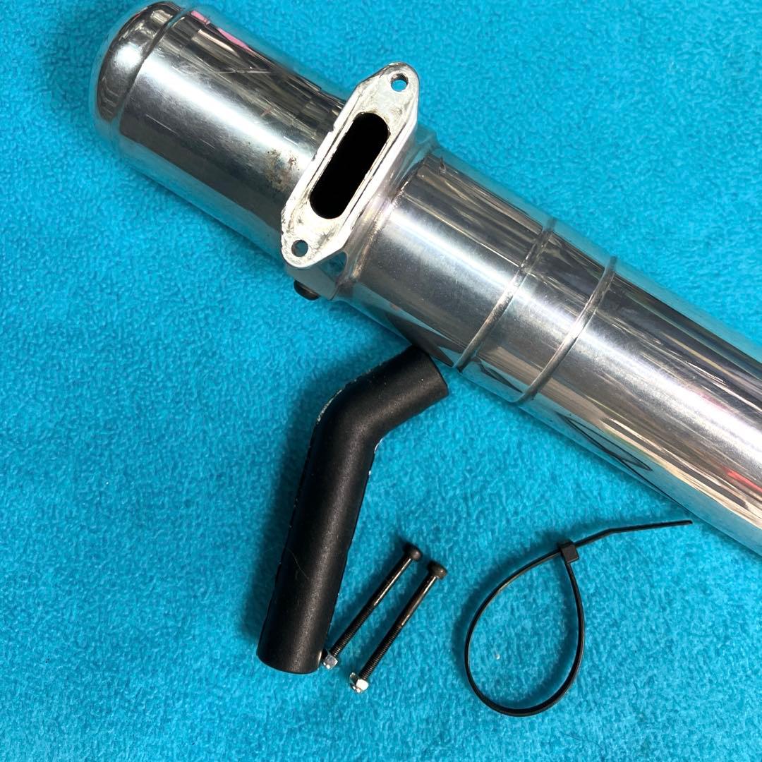 中古、破損有り　RCヘリ用 OS 55HZ-Rエンジン & サイレンサー