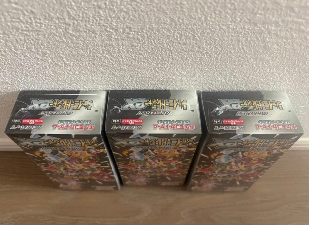 ポケモンカード シャイニートレジャーex シュリンク付 新品未開封 3BOX