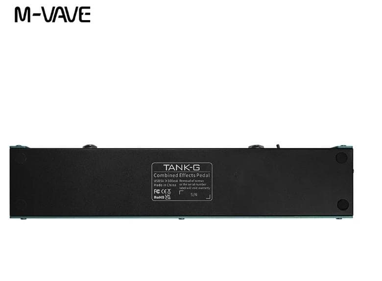 [新品] マルチエフェクター TANK-G 内蔵バッテリー ギター