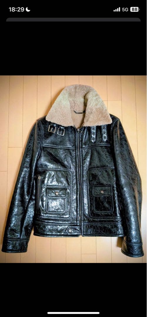 ドルチェ&ガッパーナ シープスキンレザージャケット