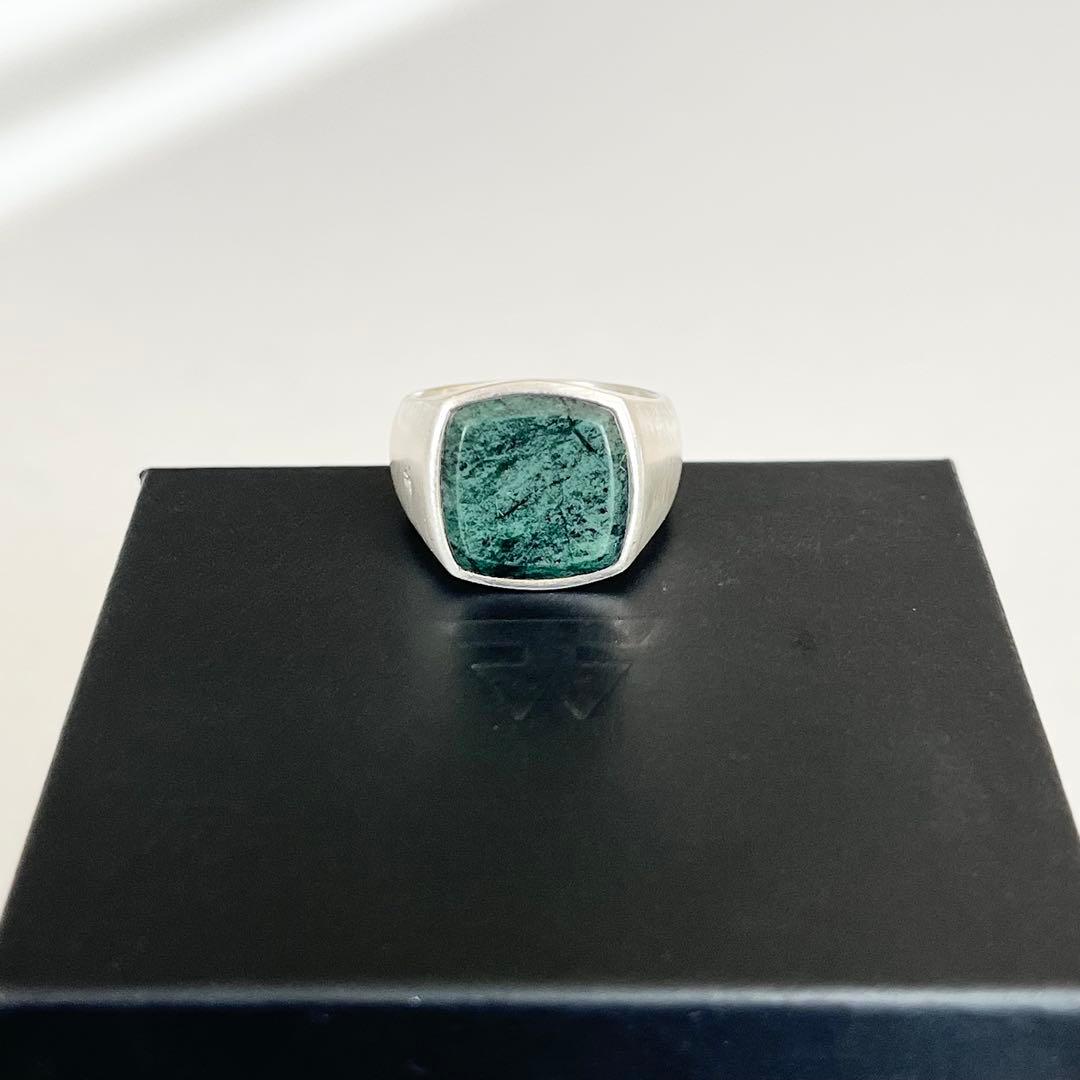 【美品】TOM WOOD cushion onxy ring g54 14号