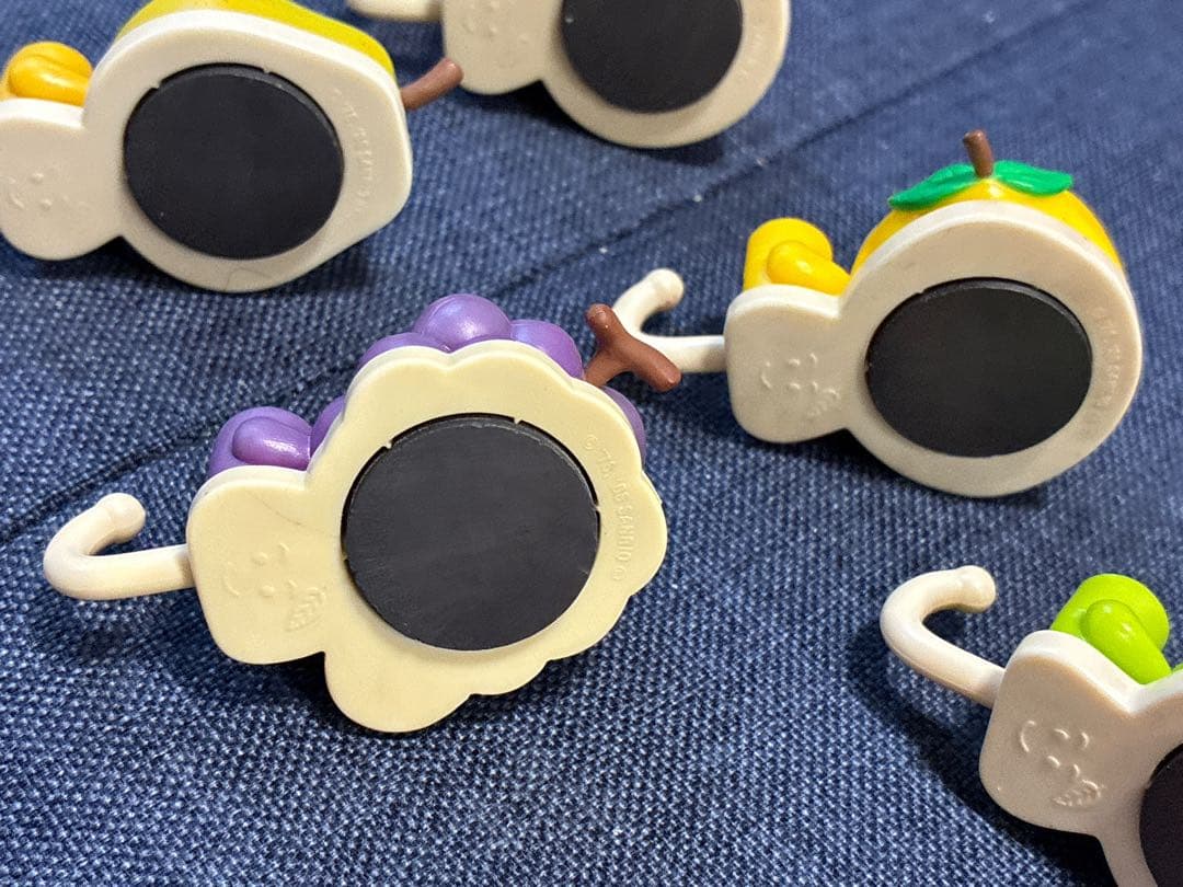 ハローキティ フルーツマグネットフック 6個セット なっちゃん 平成レトロ