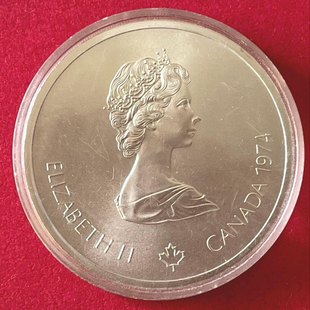 モントリオールオリンピック記念銀貨 サイクリング　10ドル