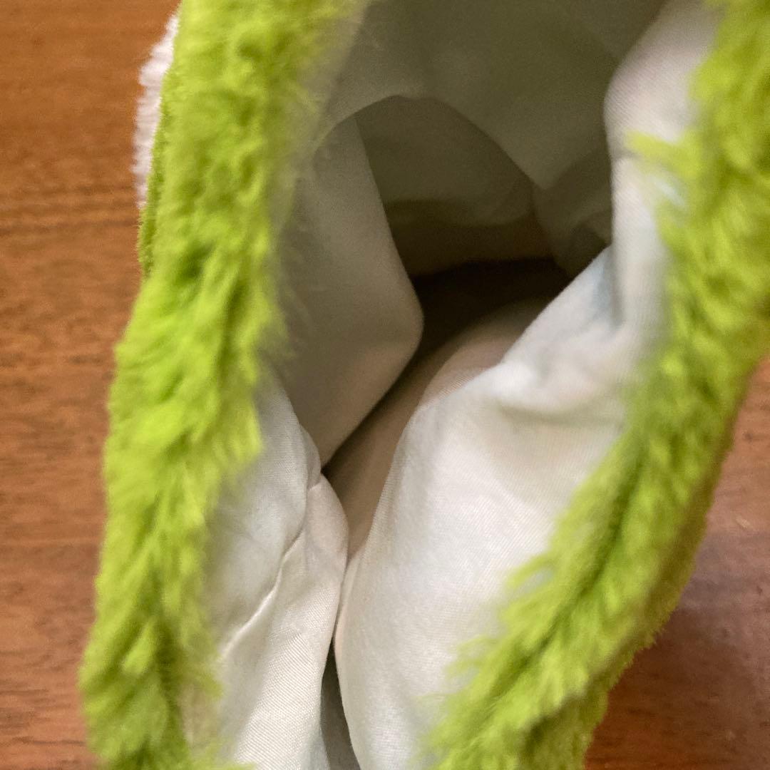 パペット　カエル　ぬいぐるみ　口開閉で鳴きます　2種鳴き声　電気式