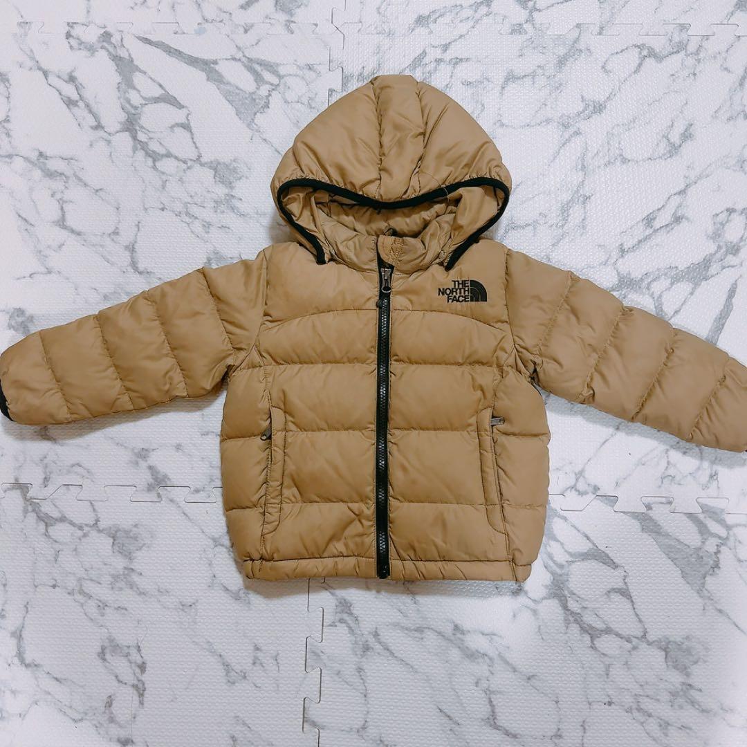 THE NORTH FACE ベージュダウンジャケット 90
