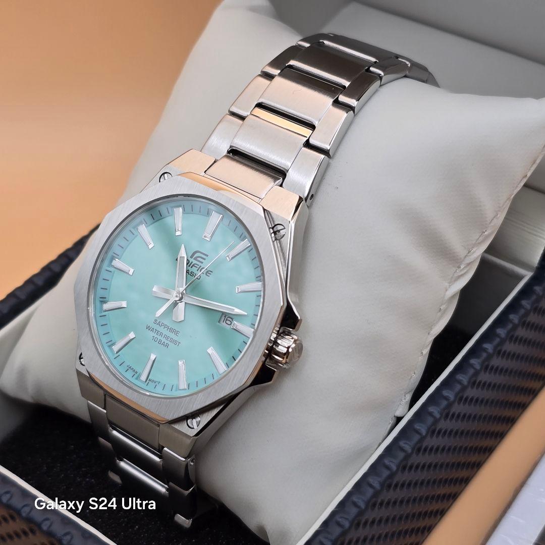 未使用 カシオ EDIFICE ターコイズブルー EFR-S108DJ-2BJF