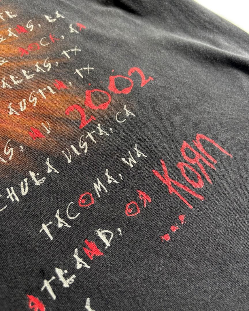 2002 KORN/ UNTOUCHABLE ツアー バンド Tシャツ