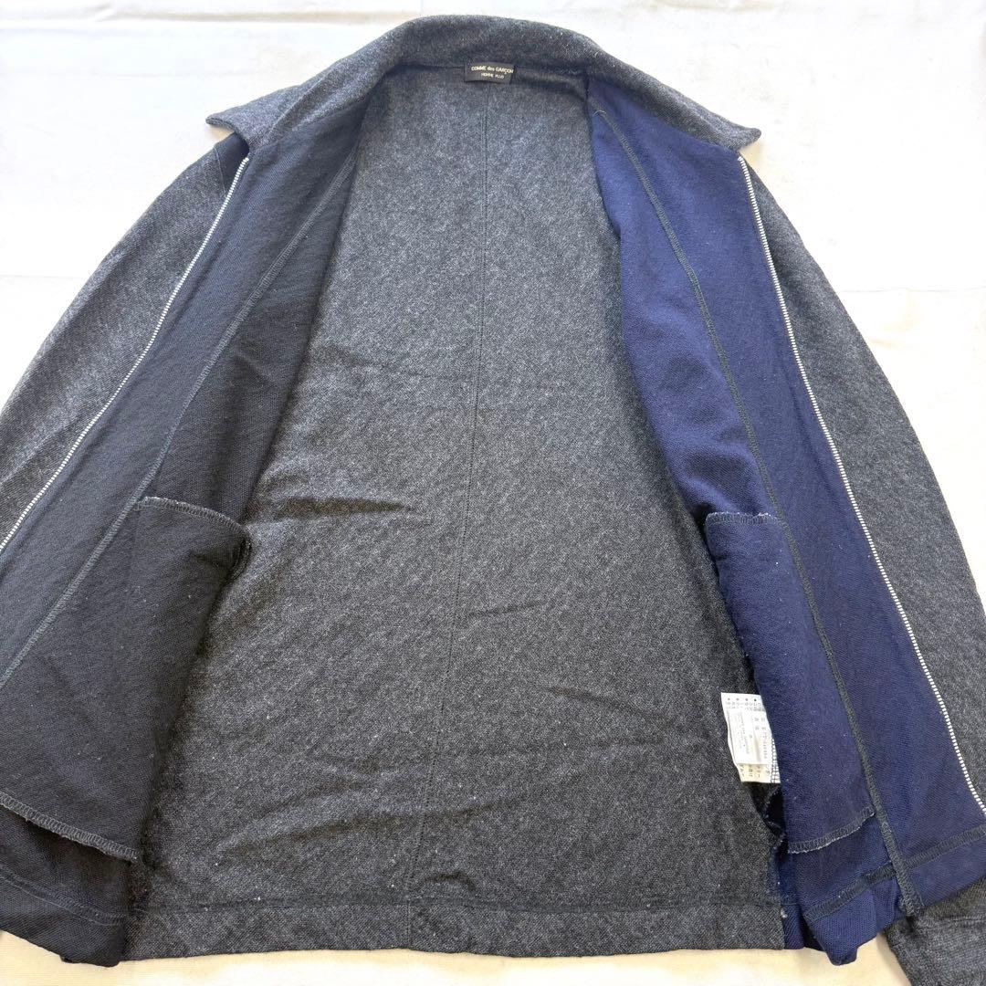 97AW バイアス期 コムデギャルソンオムプリュス ニットブルゾン ウール縮絨