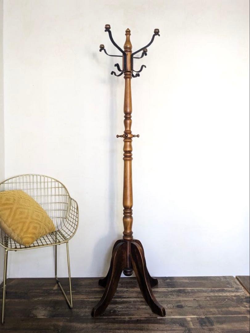 【guerlain3588】　カリモクコロニアルシリーズのハンガーラック