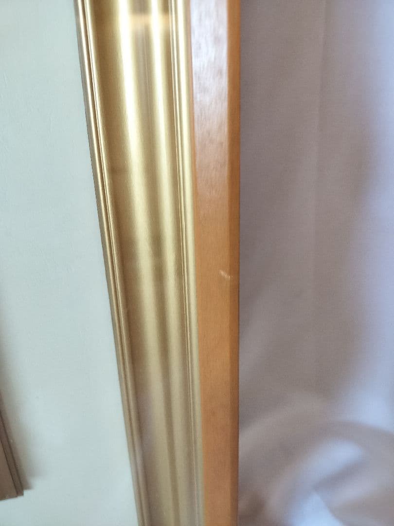 佐藤元彦　赤い山　日本画　風景画　額装