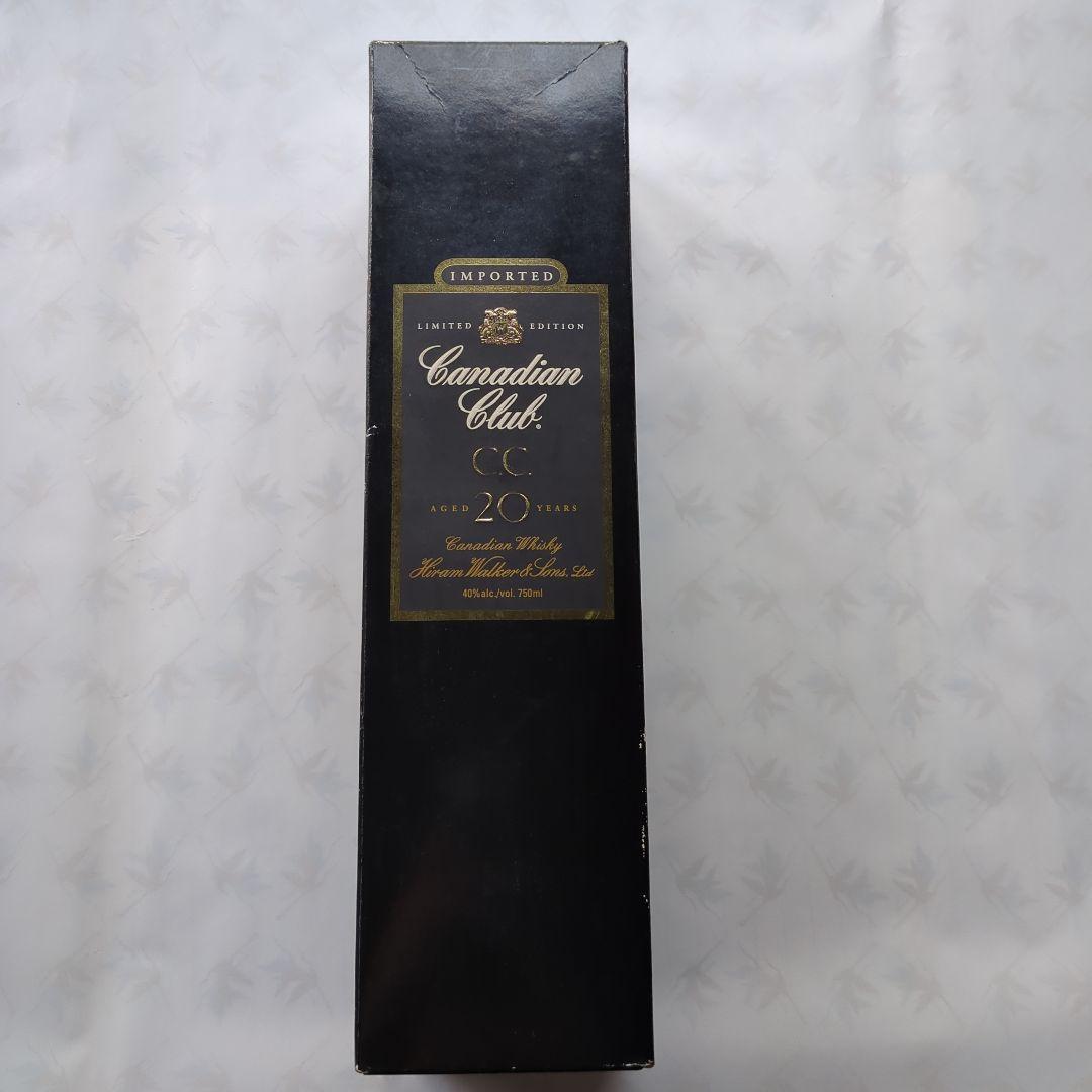 古酒 未開栓 カナディアンクラブ 20年　限定版 リミテッドエディション