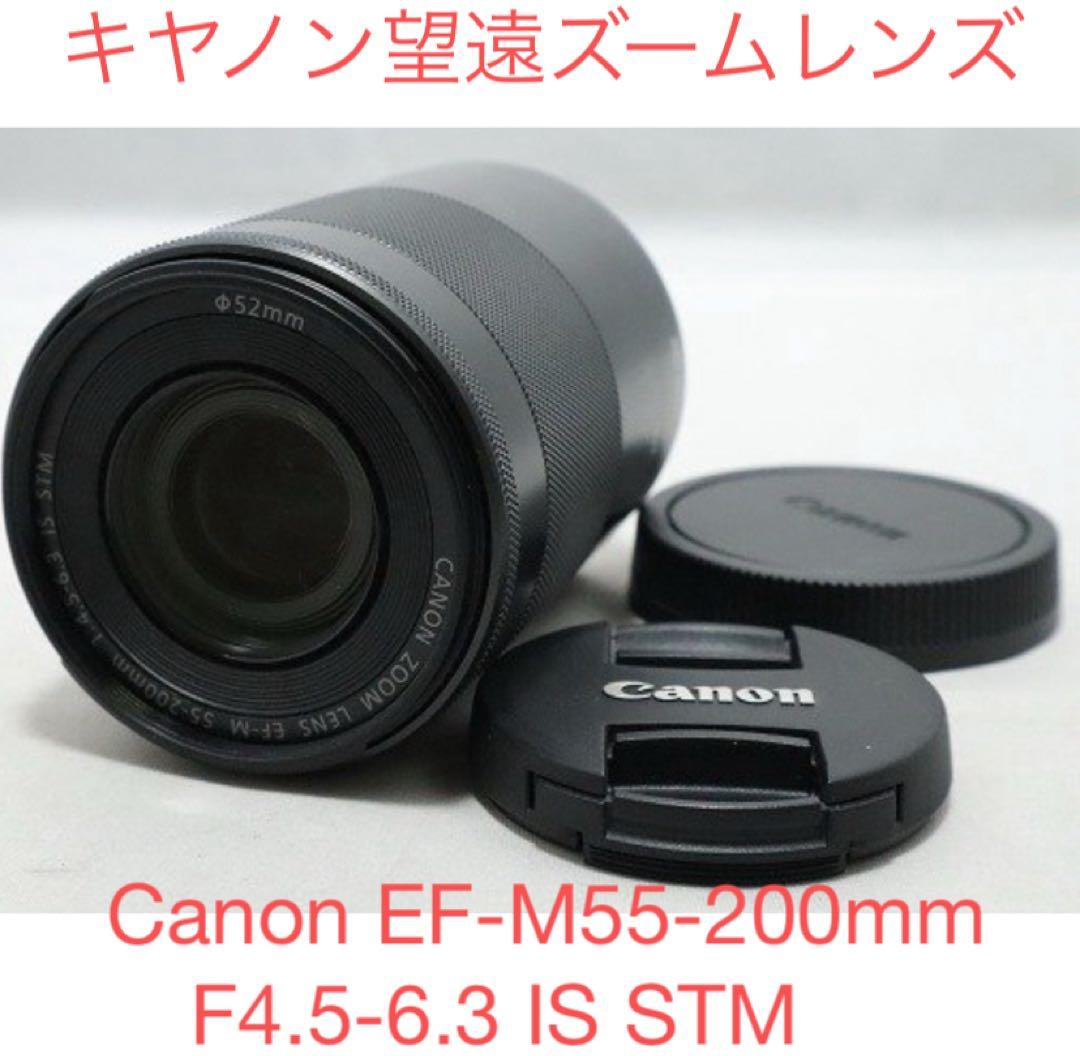 キヤノン望遠ズームレンズEF-M55-200mm F4.5-6.3 IS STM