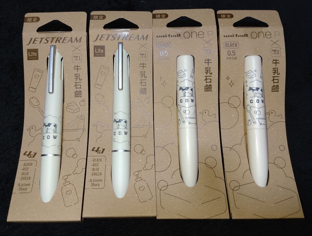 限定　牛乳石鹸　カウブランド　JETSTREAM 4&1 LS ユニボールワン