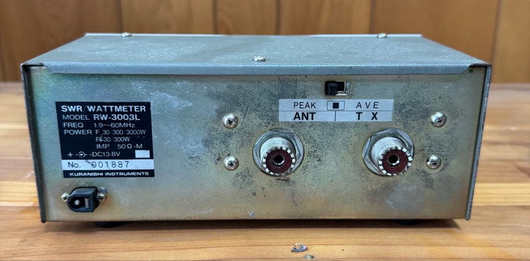 KURANISHIクラニシSWR & WATTMETER /RW-3003L無線