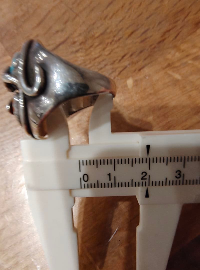 そ*ら様 エフィーカラバサ ターコイズ シルバー リング インディアンジュエリー