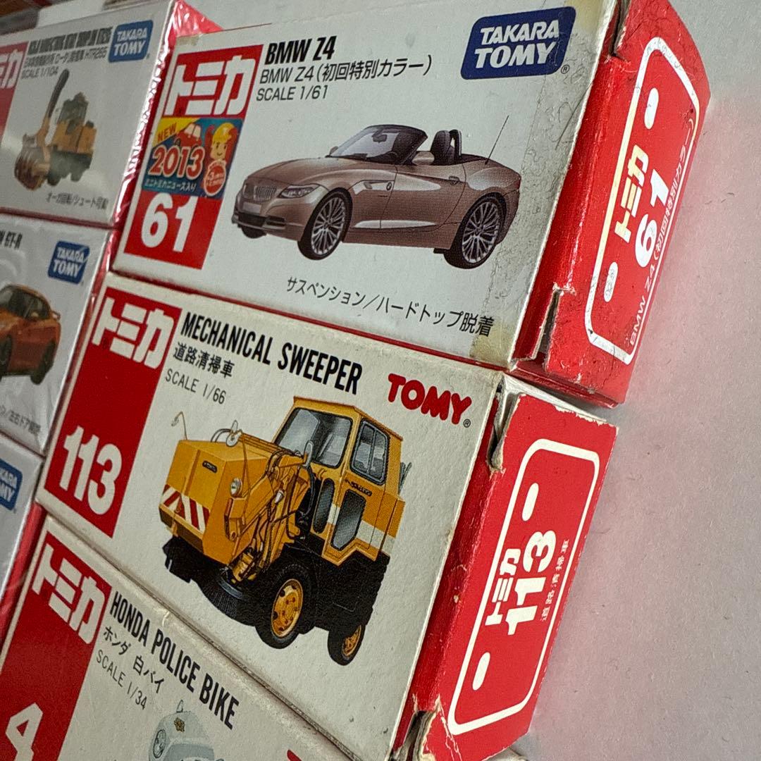 トミカ 新品・使用品混在 まとめ売り 12台 除雪車 白バイ カブ 救急