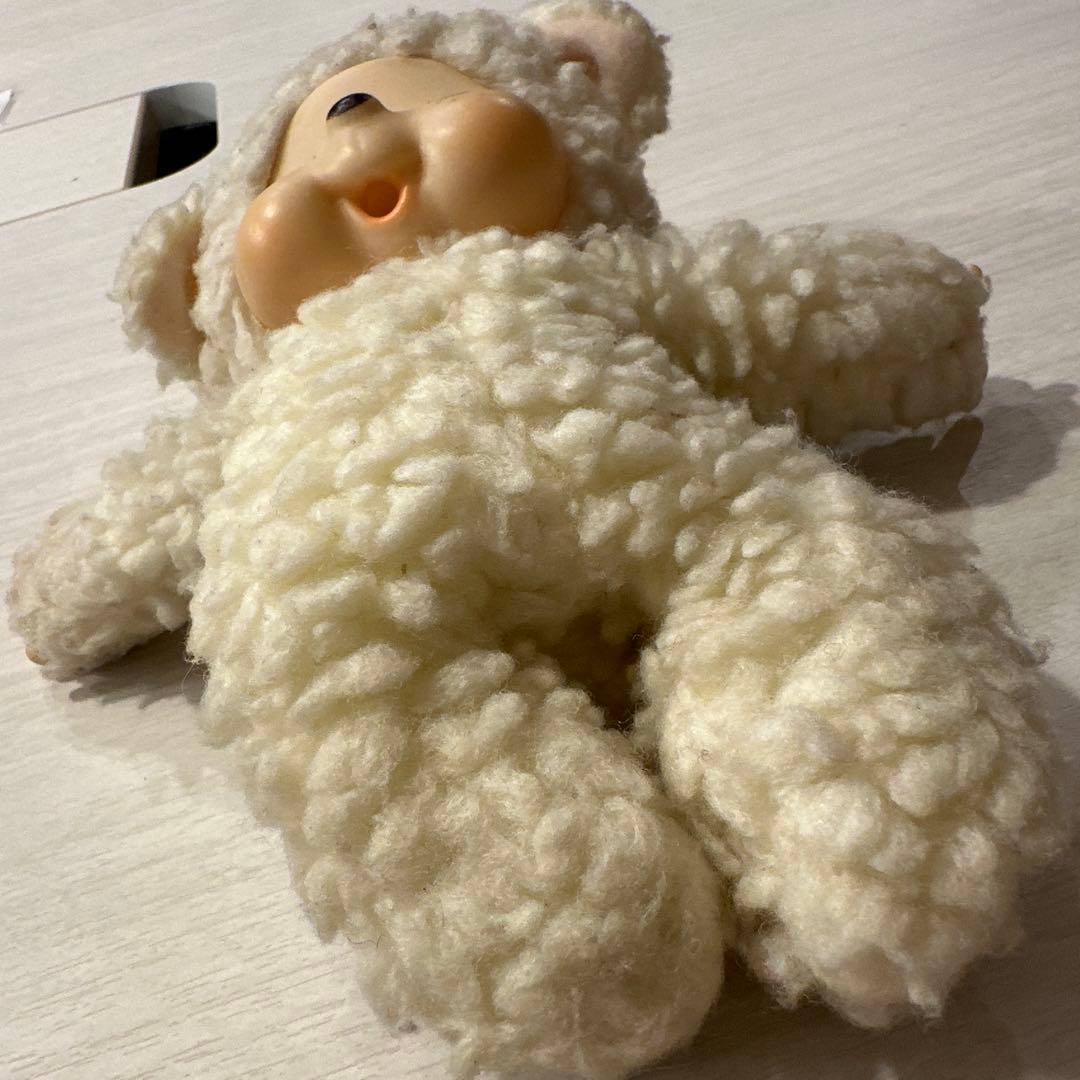 昭和レトロ モンチッチの友達 羊のチャム セキグチ初期タグ 1970年代 激レア