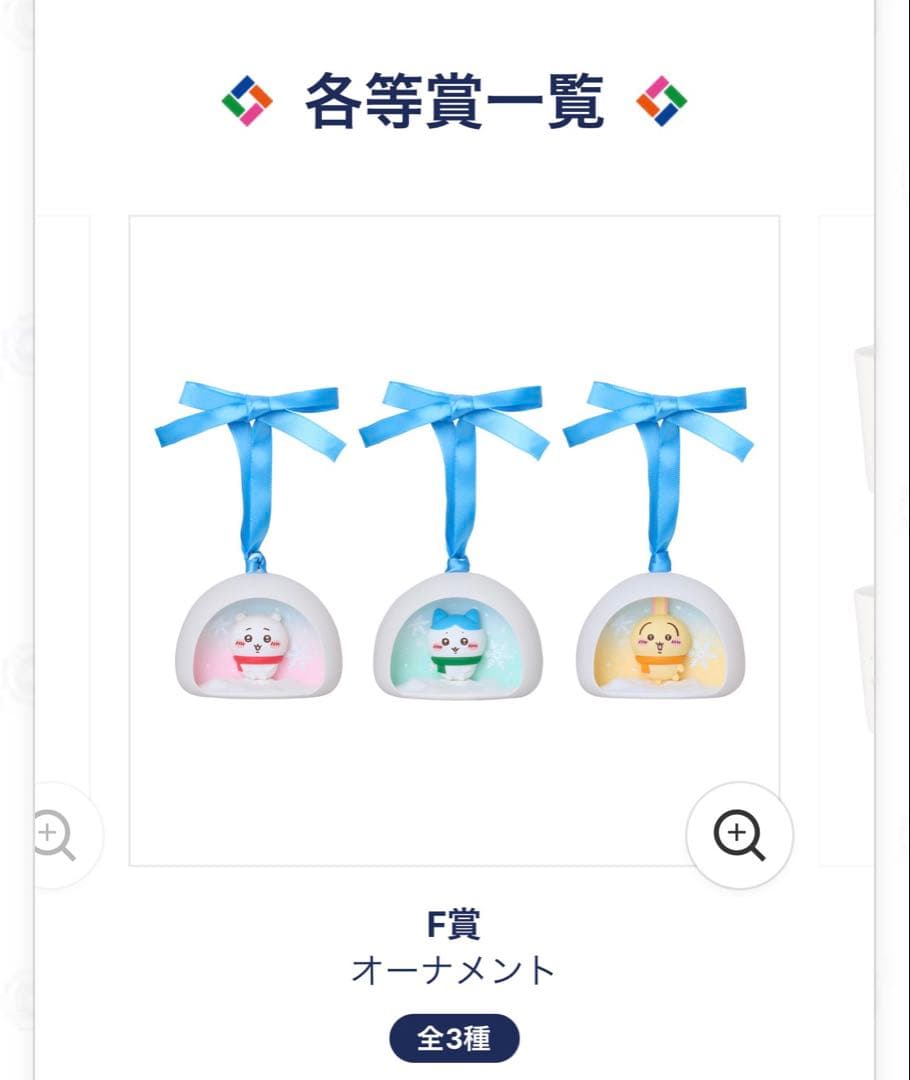 エニマイくじ ちいかわ ゆきだるまになっちゃった フルコンプセット