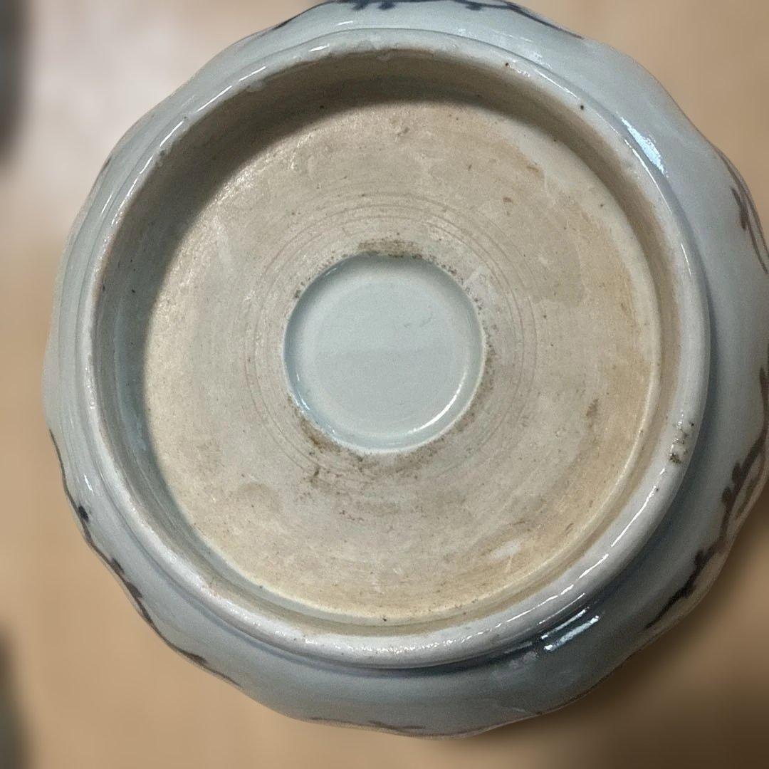 赤玉ようらく　なます皿？　波型陶器皿 10個セット