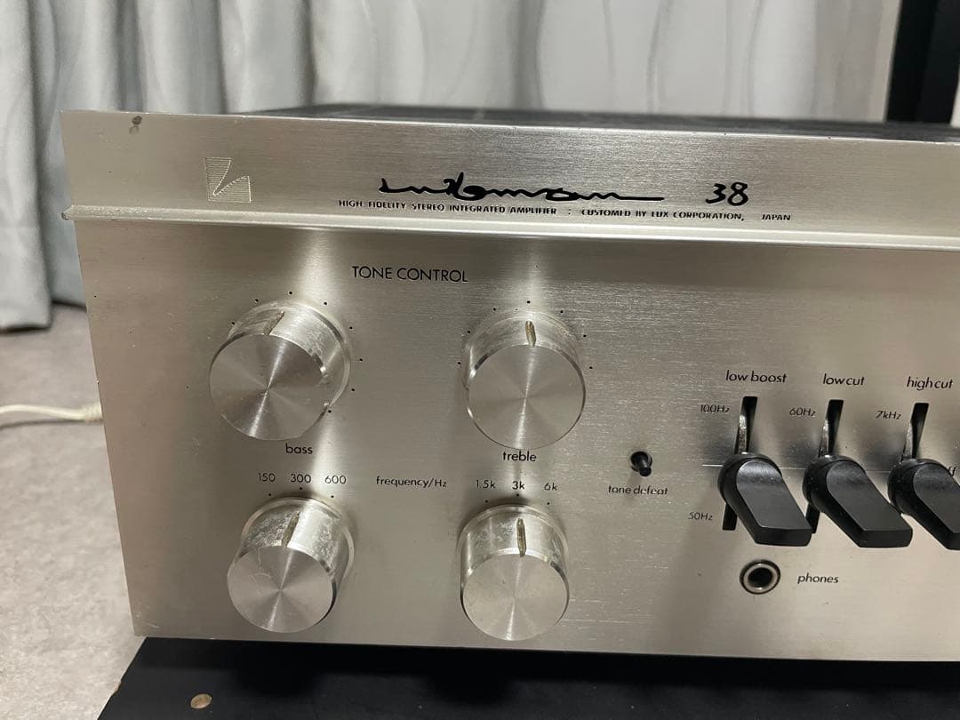 LUXMAN LX-38 真空管アンプ