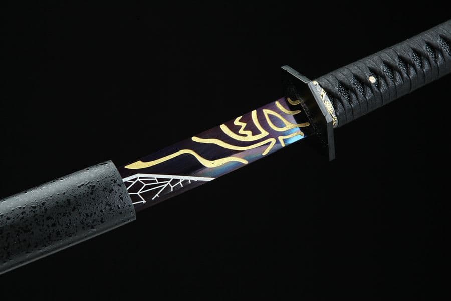 魔刀千刃（曲げ金）武具　刀装具　日本刀　模造刀   居合刀