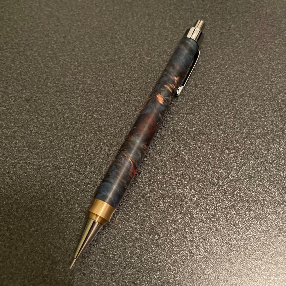 【本日削除】handwood 楓瘤スタビ 強低重心ダブルR 真鍮 0.5㎜