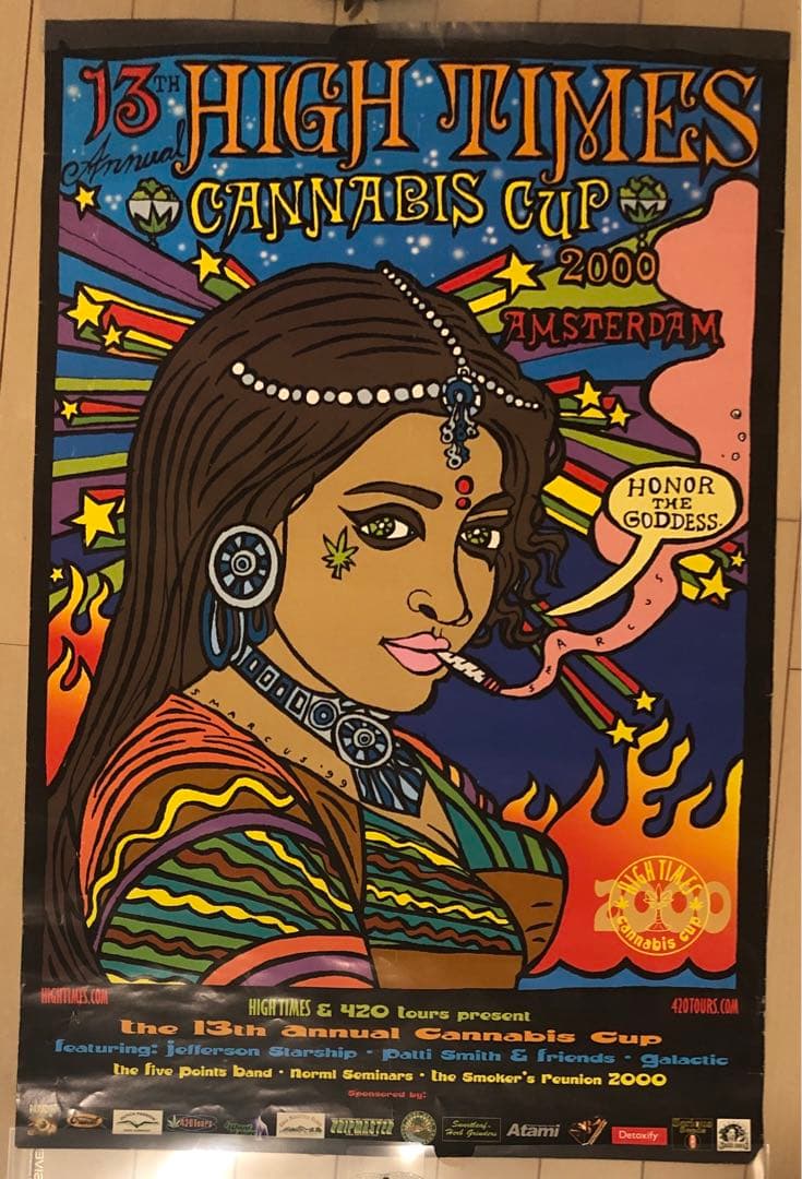 アムステルダム　カナビスカップ13th（2000年）ポスター