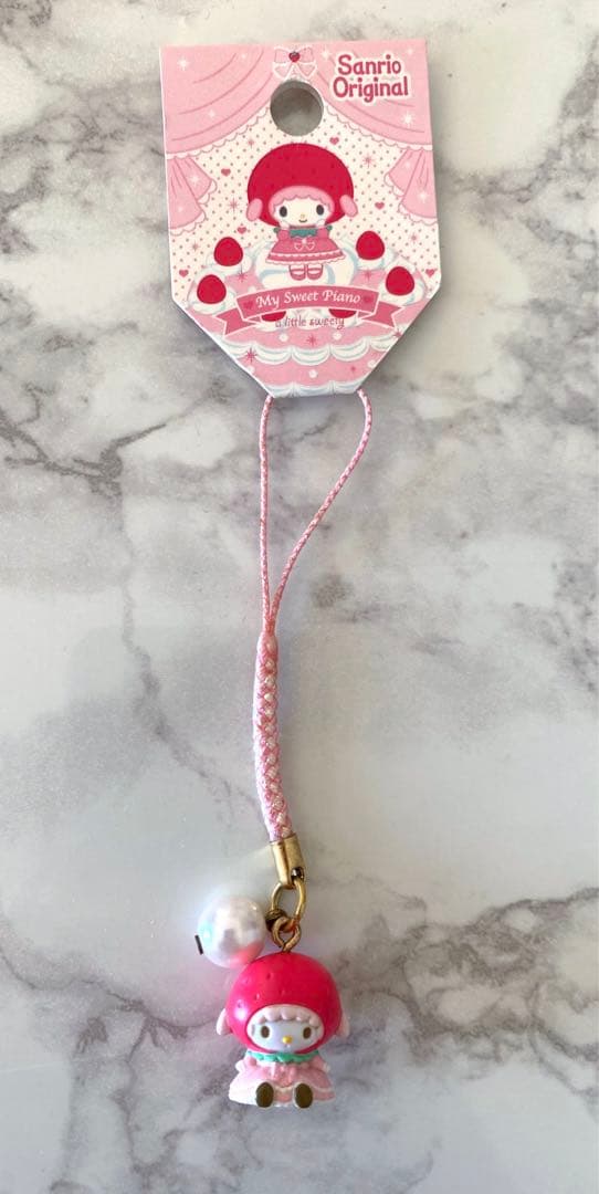 【新品未使用】サンリオ マイスウィートピアノ ストラップ 根付け 2008年