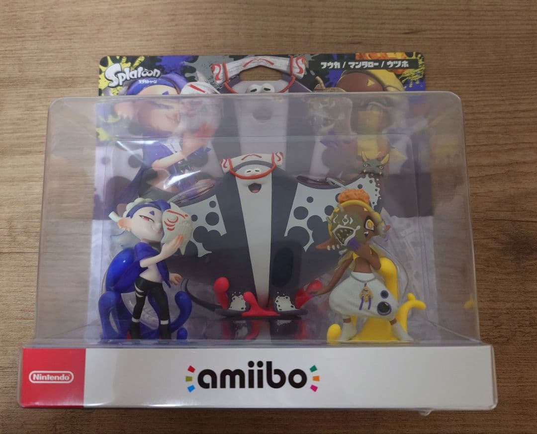 amiibo　すりみ連合セット　フウカ　マンタロー　ウツホ　あつ森