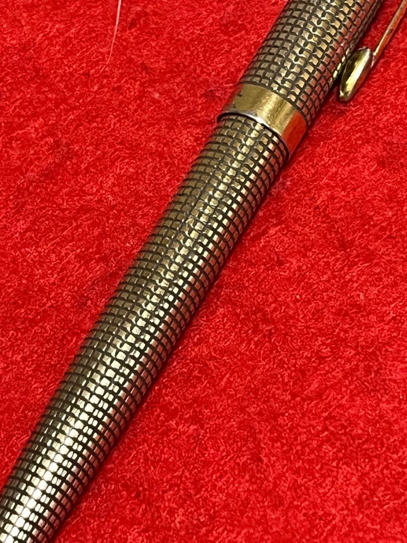 パーカー75ボールペン シズレ スターリングシルバー ❗️VERMEIL‼️貴重‼️