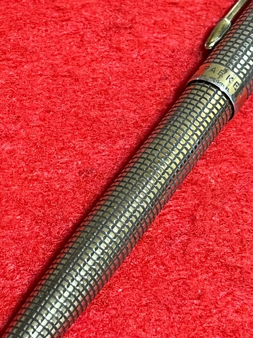 パーカー75ボールペン シズレ スターリングシルバー ❗️VERMEIL‼️貴重‼️