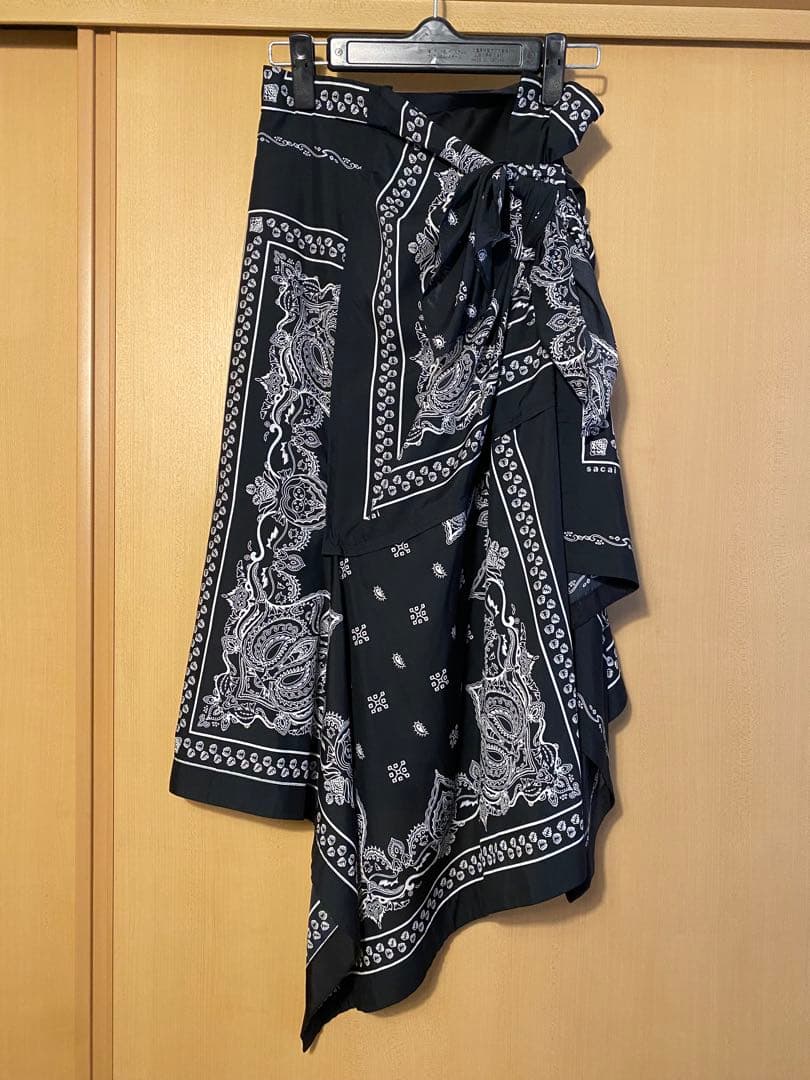 sacai ペイズリースカート　サイズ0 ※7月までの出品