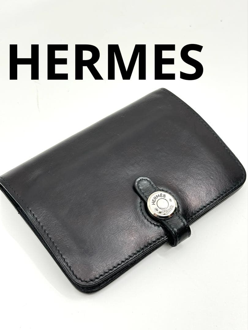 HERMES エルメス ドゴン ミニ財布　ケース トゴ 小銭入れ　□M刻印