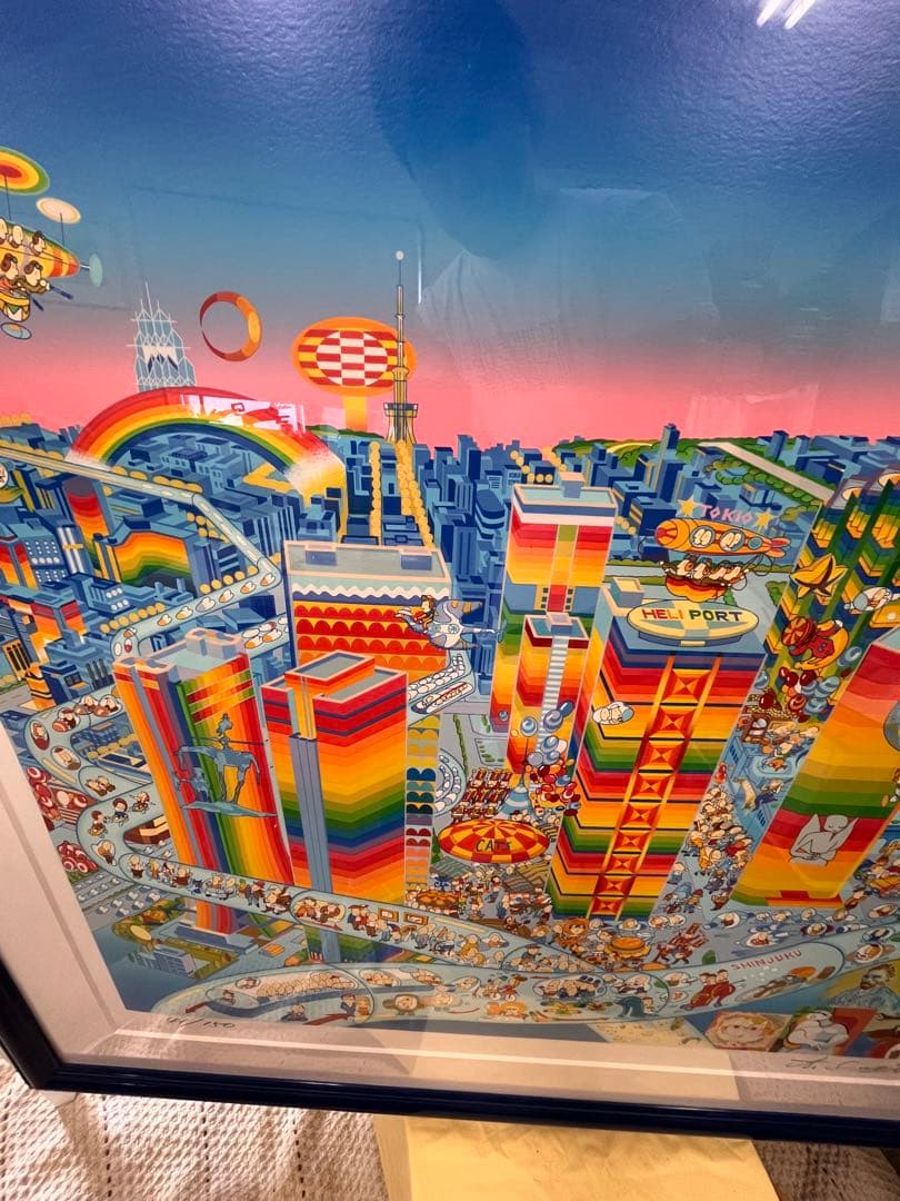 激レア巨大アート　杉村篤　メトロポリス新宿　横尾忠則　手渡しのみ特価！貴重芸術