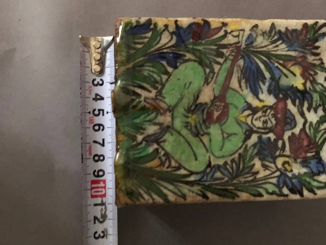 ペルシャ陶器　アンティーク壺　骨董