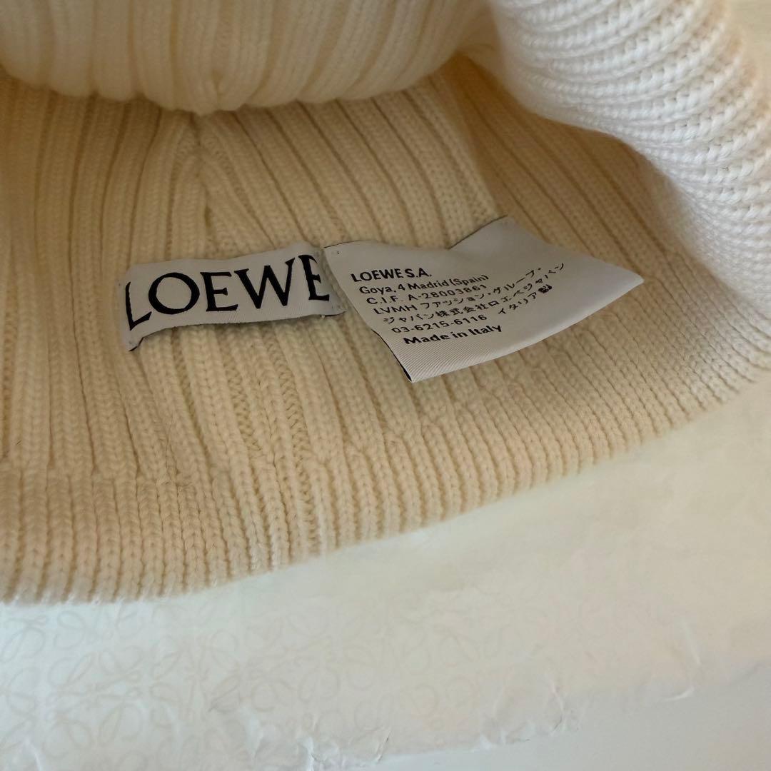 LOEWE ニット帽 ビーニー ウール
