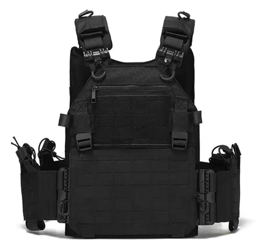 プレートキャリア、 MOELLシステム、BK、ブラック、プレキャリ